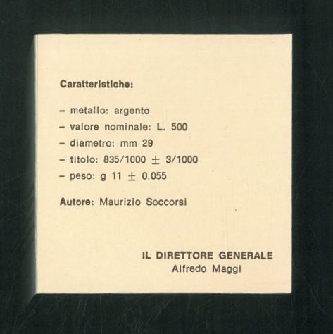 500 LIRE MONDIALI CALCIO ITALIA 1990 - Foto 6