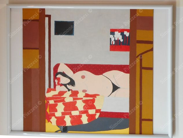 Quadro di Simone Piazzesi - ALEXANDRA DESNUDA - AUTOSCATTO ALLO SPECCHIO (2021) - Foto 2
