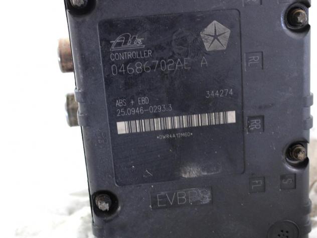 04721427AK CENTRALINA POMPA AGGREGATO ABS CHRYSLER VOYAGER 2.8 D 110KW AUT 5P (2004) RICAMBIO USATO 25.0204-0952.4 25.0204-0953.3 04686702AE 25.0946-0 - Foto 5