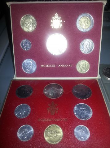 52 MONETE:6 D'ARGENTO MASSICCIO,FIOR DI CONIO,7 SERIE DIVISIONALI,VATICANO E SAN - Foto 7