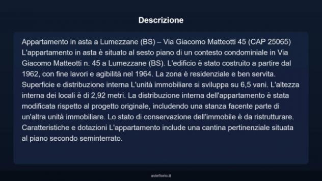 Immobile in asta di 120 m² in vendita a Lumezzane - Foto 5