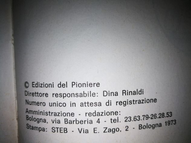 Fumetto Almanacco del Pionere nr. 1 anno 1973 - Foto 2