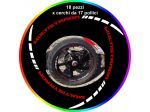Adesivi cerchi per moto DUCATI MULTISTRADA 6 pezzi omaggio