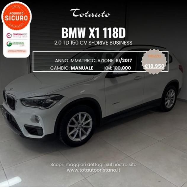 BMW X1 sDrive18d Business rif. 24051595