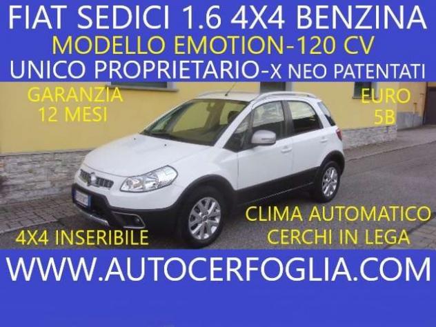 FIAT Sedici 1.6 16v Emotion 4x4 120cv-UNICO PROPRIETARIO rif. 24204029