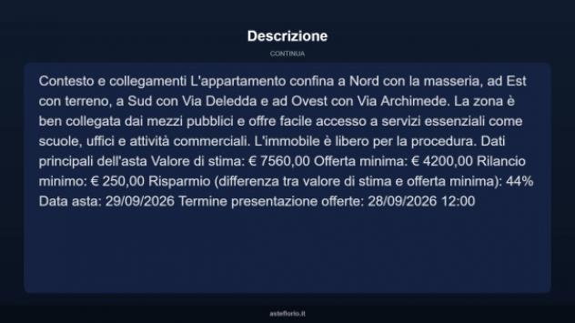 Immobile in asta di 79 m² con più di 5 locali e box auto in vendita a Taranto - Foto 17
