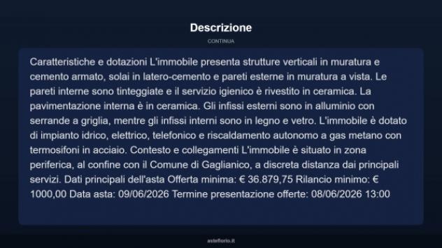 Immobile in asta di 163 m² in vendita a Candelo - Foto 4