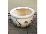 Vaso - Porta vaso  Decorato Vintage D.=30cm.