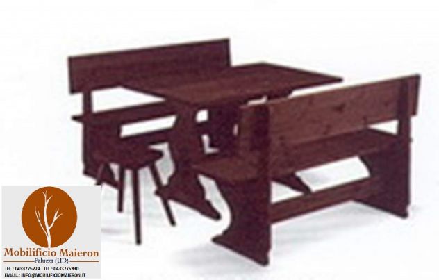 Set Panche Tavoli pub pizzeria nuovi cod 272