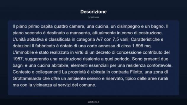 Immobile in asta di 185 m² con più di 5 locali in vendita a Grottaminarda - Foto 4