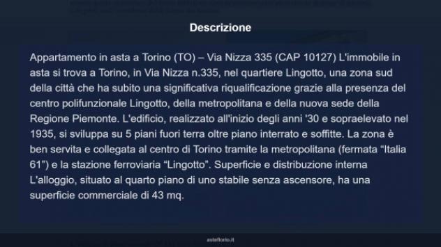 Immobile in asta di 43 m² in vendita a Torino - Foto 16