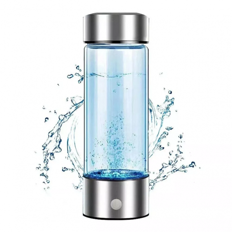 Borraccia 420ml acciaio vetro Generatore acqua idrogeno SPE PEM 1500ppb