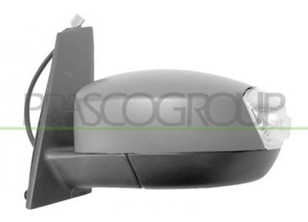 RETROVISORE SINISTRO ELETTRICO-TERMICO CON PRIMER-CON FANALE-ASFERICO/CROMATO 10H6P FD7197314P
