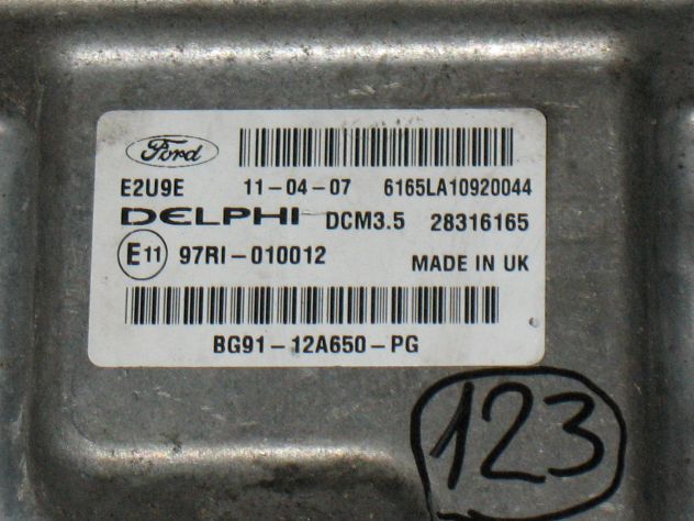 BG91-12A650-PG ECU FORD S-Max GALAXY DCM3.5 E2U9E BG91-12A650-PG BG9112A650PG - Foto 2