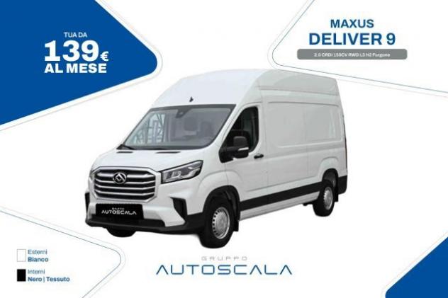 MAXUS Deliver 9 2.0 CRDI 150CV RWD L3 H2 Furgone rif. 23777980