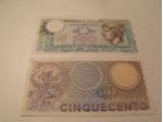 500 LIRE CARTA MONETA TESTA DI MERCURIO E ARETUSA