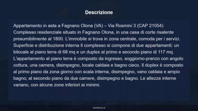 Immobile in asta di 185 m² in vendita a Fagnano Olona - Foto 18