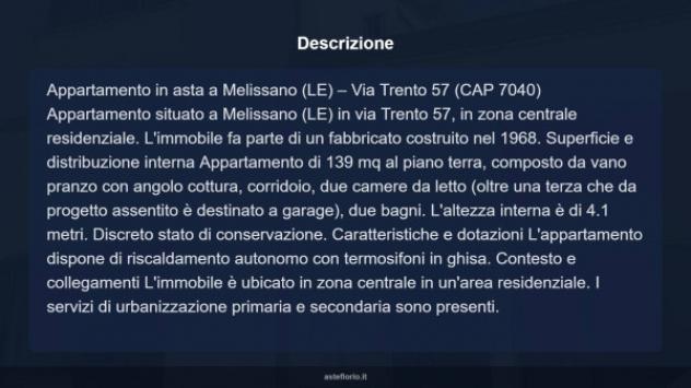 Immobile in asta di 139 m², box auto in vendita a Melissano - Foto 10