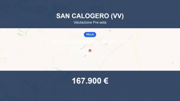 Immobile in asta di 383 m² con più di 5 locali e box auto in vendita a San Calogero