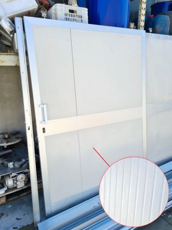 porta scorrevole a doppio battente usata - Foto 2