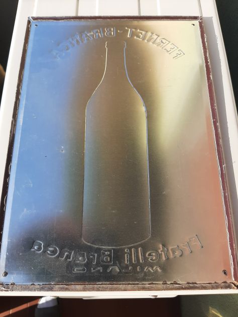INSEGNA FERNET BRANCA MILANO TARGA IN RILIEVO - Foto 6