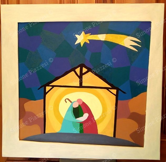 Quadro di Simone Piazzesi - NATIVITÀ (2022) - Foto 2