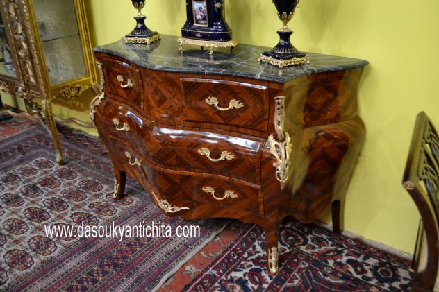 Commode-cassettone stile Luigi XV - Foto 7