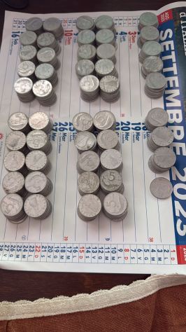 Monete 5 Lire Anni vari non controllati