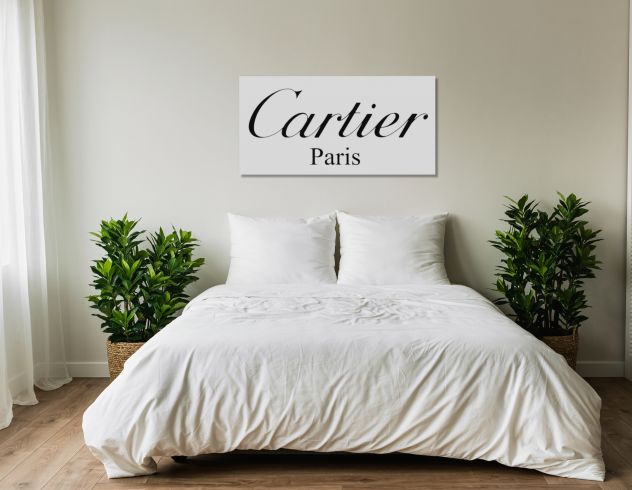 Quadro Cartier Paris dipinto a mano pop art
