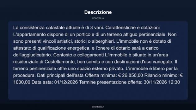 Immobile in asta di 60 m² in vendita a Castellamonte - Foto 4