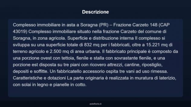 Immobile in asta di 832 m² in vendita a Soragna - Foto 4