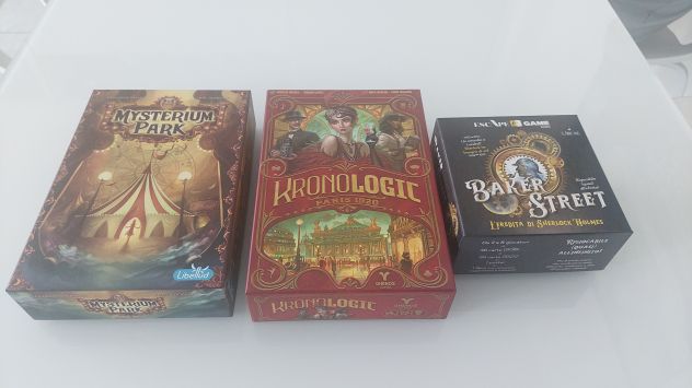 3 giochi da tavolo (mistero ed investigazione)
