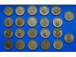 ALFA 171 - ITALIA 20 LIRE LOTTO DI 22 MONETE VEDI FOTO E DESCRIZIONE