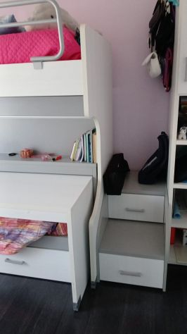Letto a castello con piccolo armadio - Foto 2