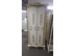 Armadio avorio foglia oro stile barocco con spedizione