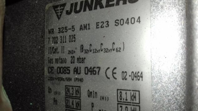 ESTRATTORE VENTILATORE FUMI SCALDABAGNO JUNKERS - Foto 2