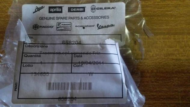 Cavo Frizione NUOVO Piaggio Ape TM P 50 cod. 658204 - Foto 3