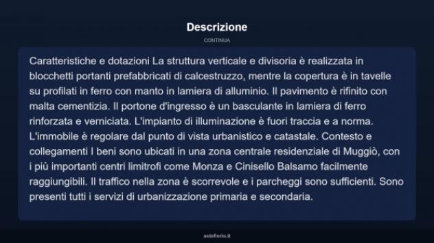 Immobile in asta di 14 m² in vendita a Muggiò - Foto 9