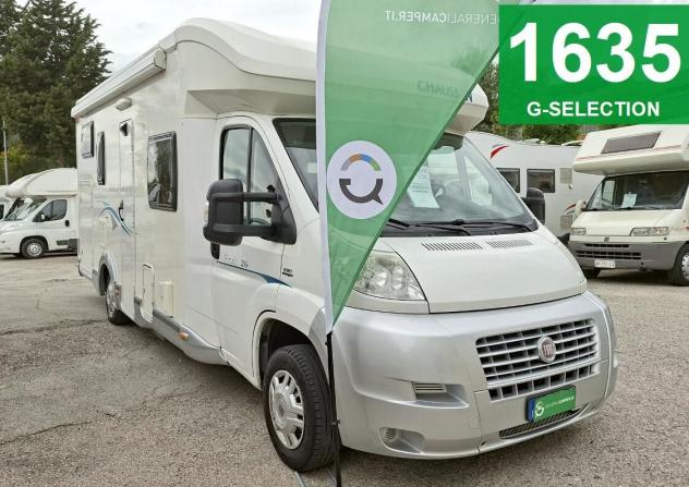 CAMPER CHAUSSON DUCATO SEMINTEGRALE SEMIDINETTE GARAGE BASCULANTE CLIMATIZZATORE FOTOVOLTAICO CAMPEGGIO USATI GENERALI 1635