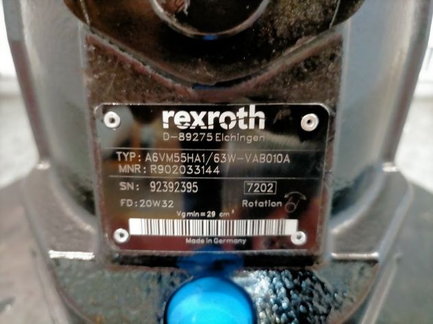 Motore Rexroth A6VM55HA1/63W-VAB010A - Foto 2