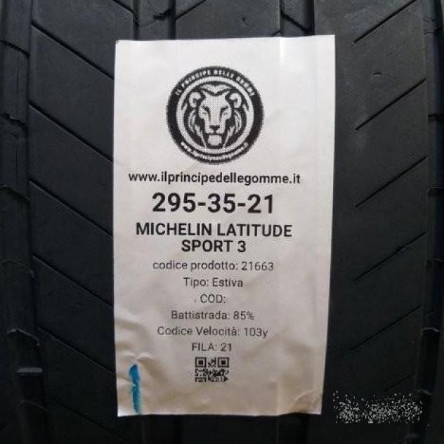 2 gomme 295 35 21 michelin a21663 - Foto 2