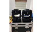 Coppia di Teste Mobili Martin con Flight Case.