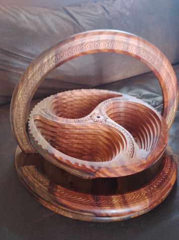 Vassoio Vintage in legno Artigianale