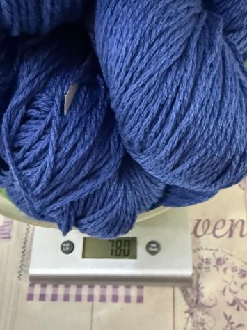 8 Matasse di Cotone Blu da 100g – Totale 800g – Alta Qualità - Foto 3