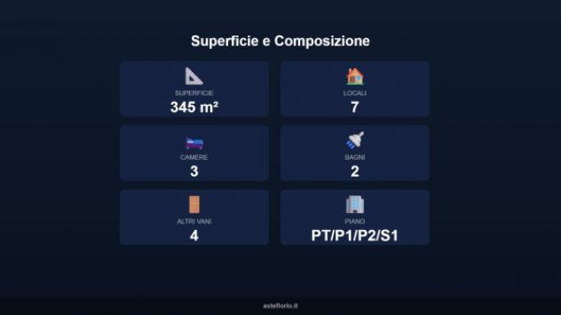 Immobile in asta di 345 m² con più di 5 locali e box auto doppio in vendita a Arluno - Foto 18