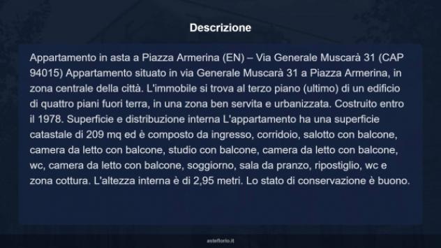Immobile in asta di 209 m² con più di 5 locali in vendita a Piazza Armerina - Foto 14