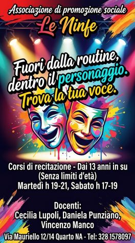 Corsi di recitazione