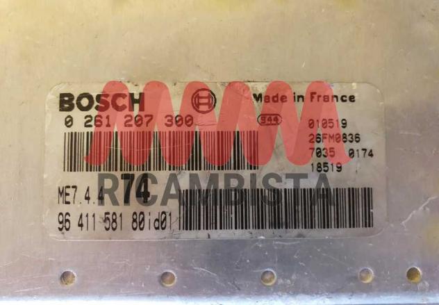 0261207300 9641158180 Peugeot 1.6 centralina motore Bosch - Foto 2