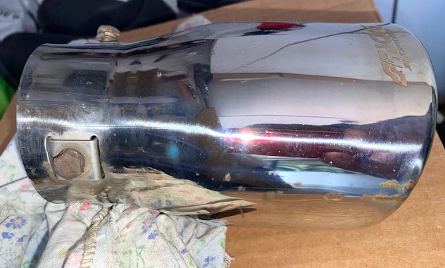 Terminale di Scarico in Acciaio Inox Ovale e Inclinato Simoni Racing TRX/24 - Foto 2