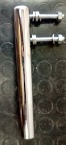 Gambe per mobili, poltrona, ecc. in acciaio cromato forma ovale - Foto 4
